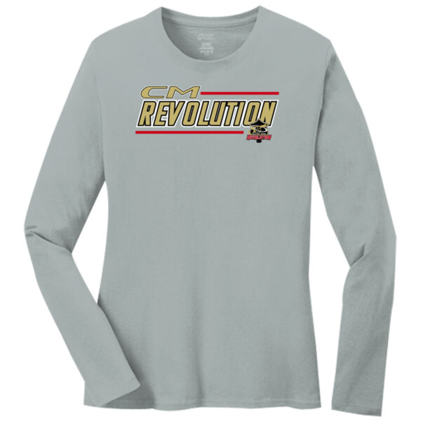 CM REVS - Ladies Long Sleeve Core Cotton Tee Thumbnail