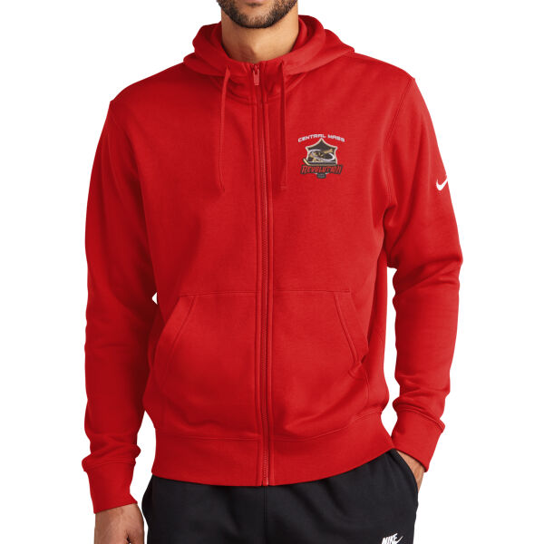 CM REVS - Club Fleece Sleeve Swoosh Full Zip Hoodie Thumbnail