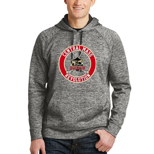 CM REVS - PosiCharge ® Electric Heather Fleece Hooded Pullover Thumbnail