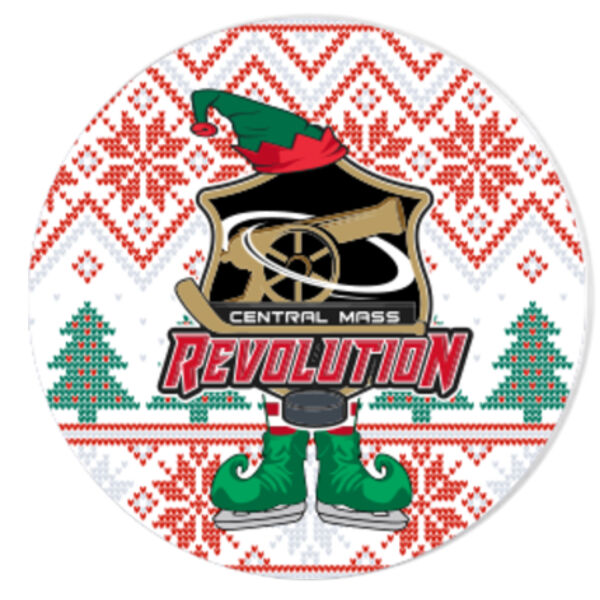 CM REVS - Custom Holiday Ornament - 2.75" Round Ceramic Ornament Thumbnail