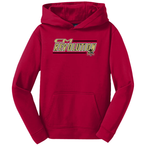 CM REVS - Youth Sport Wick ® Fleece Hooded Pullover Thumbnail