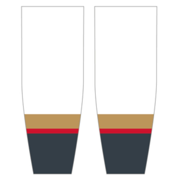 NEW - CM Revolution WHITE Pro Weight Sublimated Hockey Socks Thumbnail